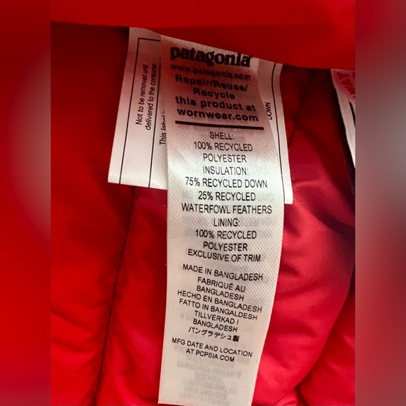 Patagonia Kids' Down Sweater Jacket 6-12M - Picture 6 of 6